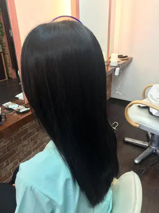 セミロング パーマ 桧山 真のヘアスタイル