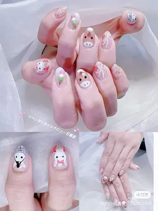 ネイル ラベンダー💖日暮里 ルル💖ネイルのネイルデザイン