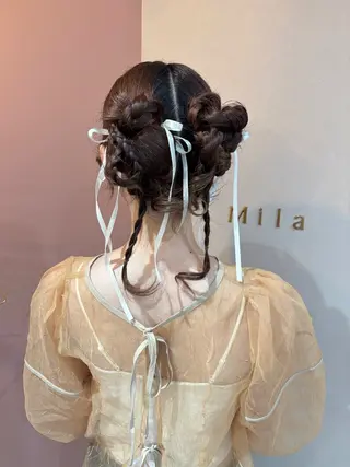ヘアアレンジ Mila hinaのヘアスタイル