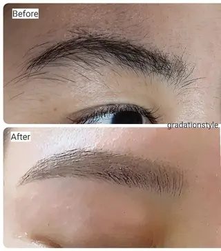 アイブロウ 🎼グラデーション スタイル札幌♫*⁠✧のマツエク・マツパデザイン