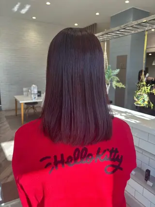 ミディアム カラー 𝘙𝘠𝘖🤎 熊谷/籠原/深谷のヘアスタイル