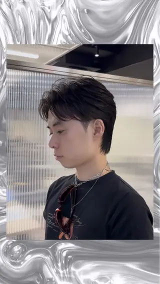 メンズ 🩵yuribou ／カラー／ボブ🩵のヘアスタイル