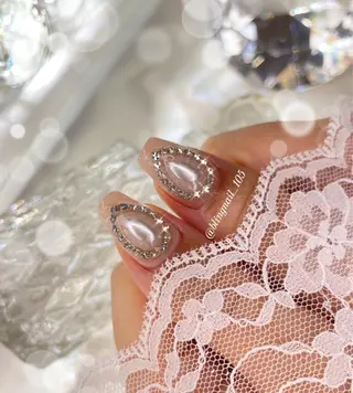 ネイル 23時まで❤︎韓国、 ワンホンネイルのネイルデザイン