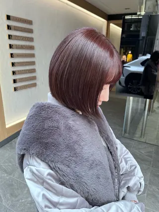 ミディアム cime所属・小林実愛/ ハイトーン/心斎橋/のヘアスタイル