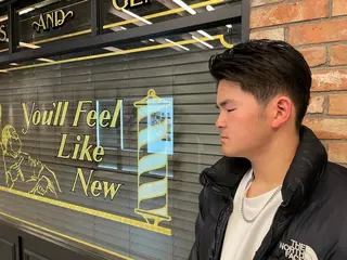 ミディアム 中越 仁一郎のヘアスタイル