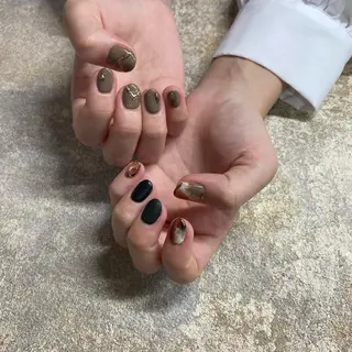 ネイル Amber21.所属・Nagahama Akariのネイルデザイン