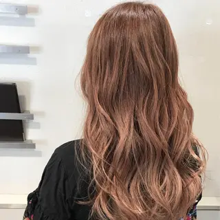 ミディアム カラー AMI Hair  supply所属・髪質改善カラー 韓国風レイヤーのヘアスタイル