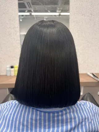 ミディアム ボブ/透明感カラー/ 髪質改善/🌙/ルナのヘアスタイル