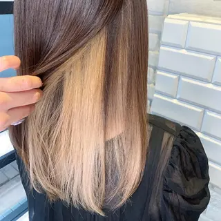 ロング カラー 髪質改善/縮毛矯正 艶カラー/珠聡のヘアスタイル