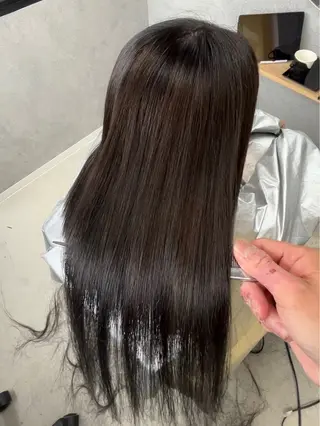 ロング 透明感カラー特化/ 顔まわり特化/辻部のヘアスタイル