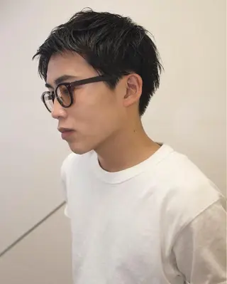 ショート メンズ 千葉 慎也のヘアスタイル