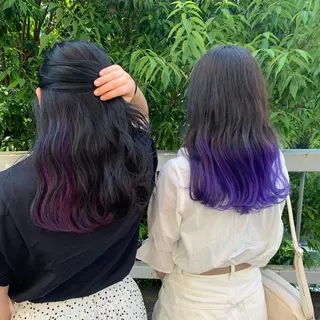 ロング カラー 🌈re-room EIKI🇰🇷のヘアスタイル