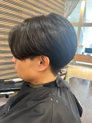 カラー メンズ フェザーパーマ 安藝颯/メンズカットのヘアスタイル