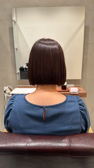 ショート 新宿 /髪質改善/ 縮毛矯正/ヒュウガのヘアスタイル