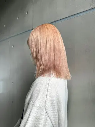 セミロング 透明感カラー🪡🤍 nanao🤍🪡のヘアスタイル