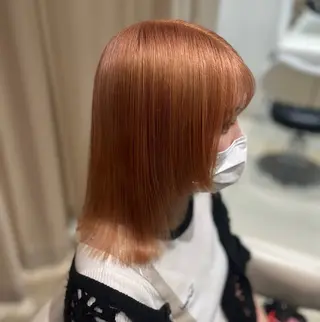 ミディアム ブリーチカラー特化 美容師/𝕐𝕌𝕀のヘアスタイル