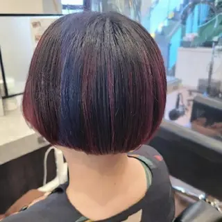 カラー ショート 関口 友菜のヘアスタイル