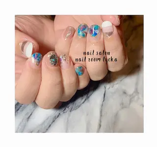 ネイル ﾈｲﾙﾙｰﾑﾘｯｶ 𝐦𝐚𝐲𝐮のネイルデザイン