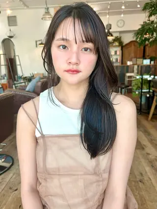 ロング カラー 高リピート/レイヤー 骨格似合わせ/色持ちのヘアスタイル