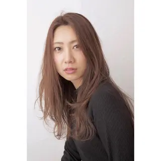 ロング カラー fio マナミのヘアスタイル