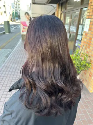 セミロング カラー ヘアアレンジ 森田 美帆のヘアスタイル