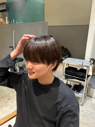 メンズ THE SKY所属・アダチ ヒナタのヘアスタイル