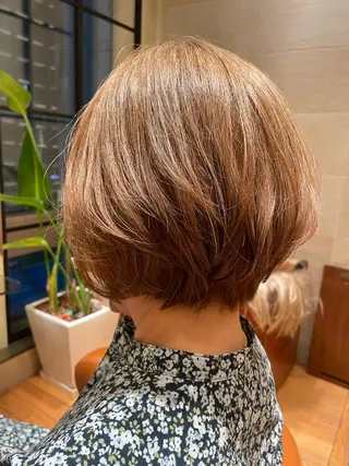 ショート ボブ ホノカのヘアスタイル