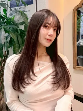 ロング 🎀ゆうな/艶髪/ 透明感カラー🎀のヘアスタイル