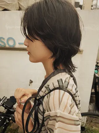 ミディアム rosso-sante’所属・小林 明彦のヘアスタイル