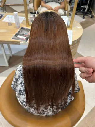 ロング 荻野 峻輔/レイヤー /韓国ヘア/艶カラーのヘアスタイル