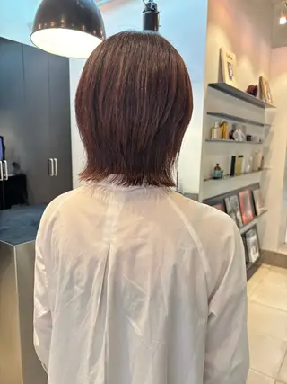 ショート riria/ボブ /ブラウンカラー🎀のヘアスタイル