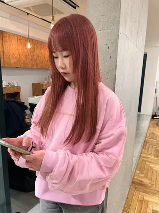 カラー 暖色/パーマ 🌼クニトウメイのヘアスタイル