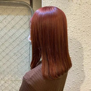 セミロング カラー 🫧ハイトーン×艶 カラー🫧 Rionのヘアスタイル