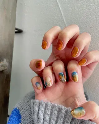 ネイル 甲府市徳行 🧸prunelleのネイルデザイン