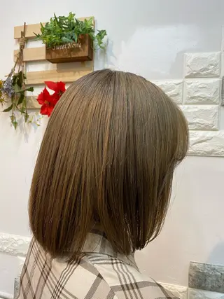 ショート カラー ショートボブ✨️ 池田芽生のヘアスタイル