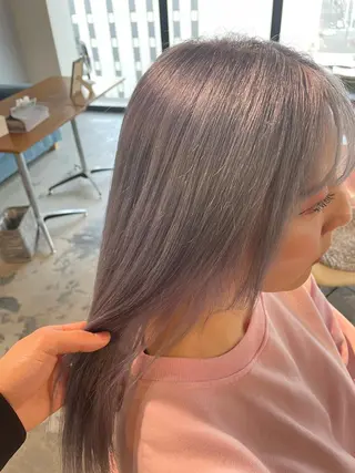 カラー La fith hair ray 札幌店所属・顔まわり/W カラー/リョウのヘアスタイル