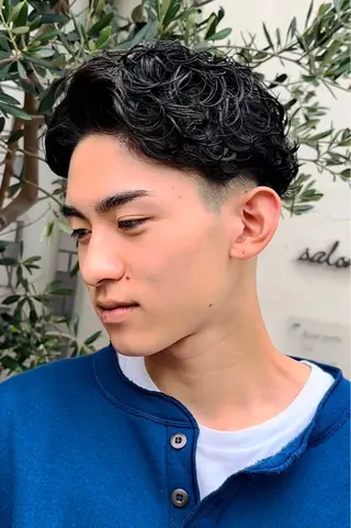 パーマ メンズ 年間2000名担当◎ パーマ職人/仲原佑樹のヘアスタイル