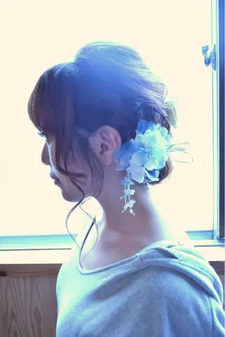 セミロング カラー パーマ ヘアアレンジ belle chambreイブカのその他イメージ