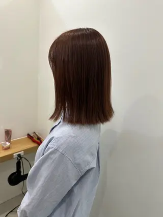 ミディアム カラー レイヤー/ナチュラル 💐nao.のヘアスタイル