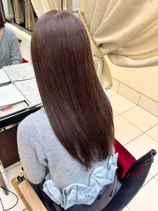 ロング カラー 透明感カラー️🫧 清水杏乃のヘアスタイル