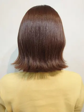 ミディアム ブリーチ／ 髪質改善／ＲＹＯのヘアスタイル