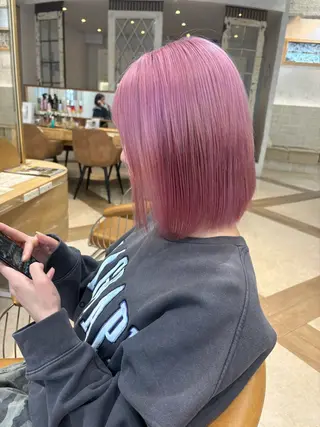 ショート sakura/韓国 ガーリー/ワンホンのヘアスタイル