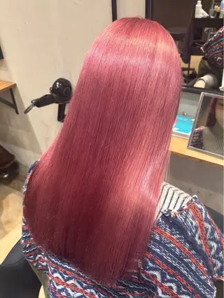 ロング カラー みわ/博多 ブリーチ/メンズヘアのヘアスタイル