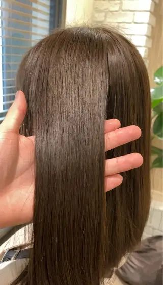 セミロング カラー 坂上 立のヘアスタイル