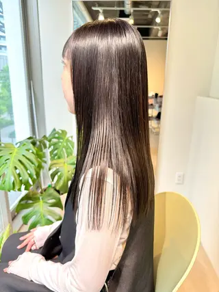 ロング カラー 髪質改善スペシャリス ト長尾勇弥/梅田中津のヘアスタイル