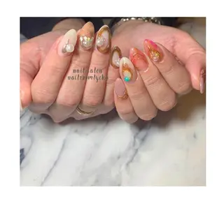 ネイル ﾈｲﾙﾙｰﾑﾘｯｶ 𝐦𝐚𝐲𝐮のネイルデザイン