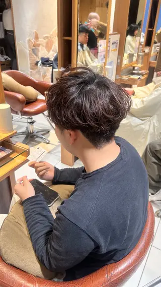 パーマ メンズ 新宿/メンズパーマ/ メンズ特化/和田瑞生のヘアスタイル