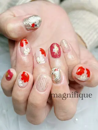 ネイル プライベートサロン マニフィークのネイルデザイン