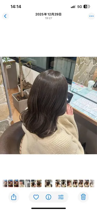 ミディアム カラー 梅田/カラーモデル/ midukiのヘアスタイル