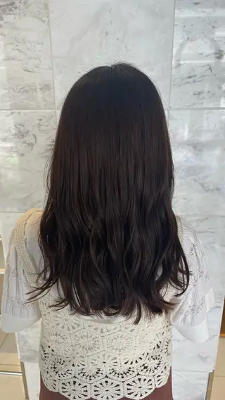 セミロング カラー LAMIN MEFULL木場所属・パーマ縮毛モデル募集 ✨HINAKAのヘアスタイル